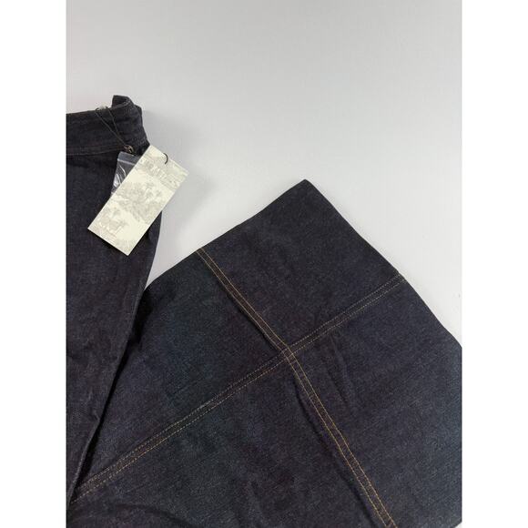 Tuckernuck x India Hicks Dark Denim Wide Leg Palladian Blue Pant  Size 6 - Picture 3 of 13
